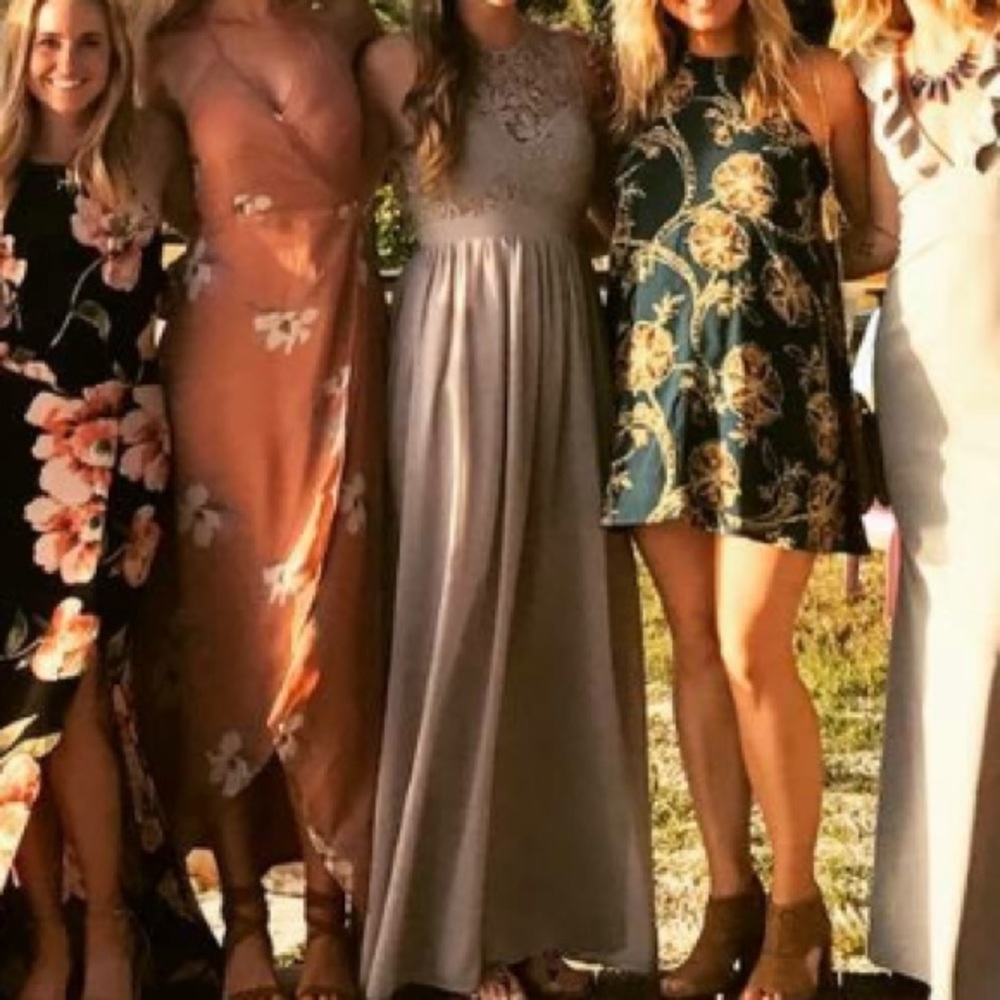 Worn once! MANIJU floor length dress